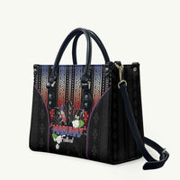 Mabuhay Philippines Festival Leather Bag Filipino Map Sampaguita Igorot Pattern