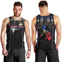 Mabuhay Philippines Festival Men Tank Top Filipino Map Sampaguita Igorot Pattern
