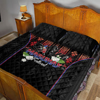 Mabuhay Philippines Festival Quilt Bed Set Filipino Map Sampaguita Igorot Pattern