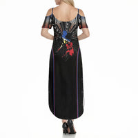 Mabuhay Philippines Festival Summer Maxi Dress Filipino Map Sampaguita Igorot Pattern