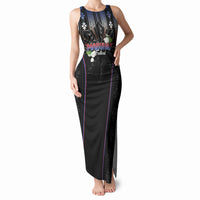 Mabuhay Philippines Festival Tank Maxi Dress Filipino Map Sampaguita Igorot Pattern