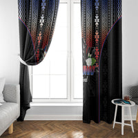 Mabuhay Philippines Festival Window Curtain Filipino Map Sampaguita Igorot Pattern