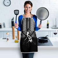 Mabuhay Philippines Festival Apron Filipino Map Black White Igorot Pattern