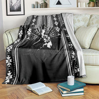 Mabuhay Philippines Festival Blanket Filipino Map Black White Igorot Pattern
