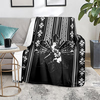 Mabuhay Philippines Festival Blanket Filipino Map Black White Igorot Pattern