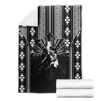 Mabuhay Philippines Festival Blanket Filipino Map Black White Igorot Pattern