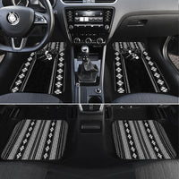Mabuhay Philippines Festival Car Mats Filipino Map Black White Igorot Pattern