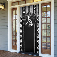 Mabuhay Philippines Festival Door Cover Filipino Map Black White Igorot Pattern