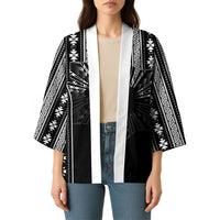 Mabuhay Philippines Festival Kimono Filipino Map Black White Igorot Pattern