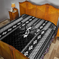 Mabuhay Philippines Festival Quilt Filipino Map Black White Igorot Pattern