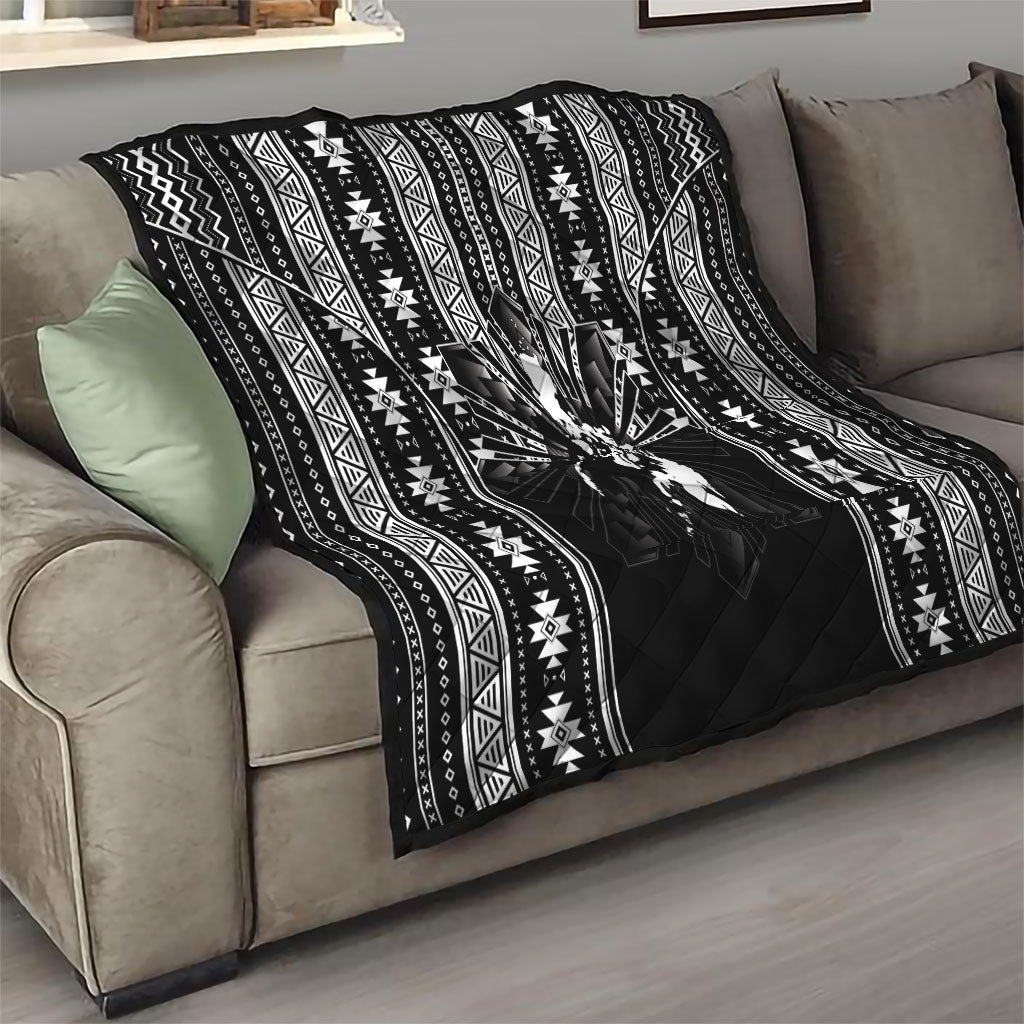 Mabuhay Philippines Festival Quilt Filipino Map Black White Igorot Pattern
