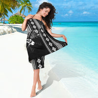 Mabuhay Philippines Festival Sarong Filipino Map Black White Igorot Pattern