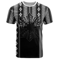 Mabuhay Philippines Festival T Shirt Filipino Map Black White Igorot Pattern