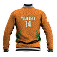 Ivory Coast Football Custom Baseball Jacket Les Elephants Dames Skin Style
