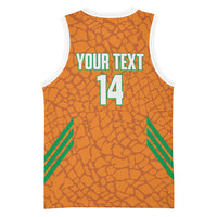 Ivory Coast Football Custom Basketball Jersey Les Elephants Dames Skin Style