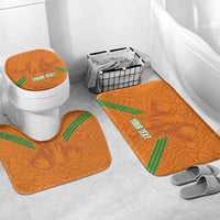 Ivory Coast Football Custom Bathroom Set Les Elephants Dames Skin Style