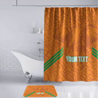 Ivory Coast Football Custom Bathroom Set Les Elephants Dames Skin Style