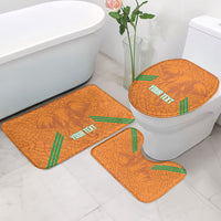 Ivory Coast Football Custom Bathroom Set Les Elephants Dames Skin Style