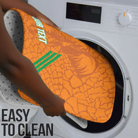 Ivory Coast Football Custom Bathroom Set Les Elephants Dames Skin Style