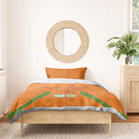Ivory Coast Football Custom Bedding Set Les Elephants Dames Skin Style