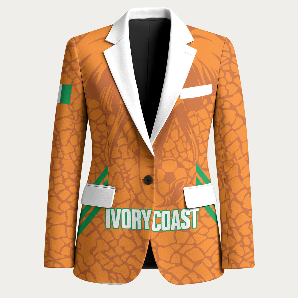 Ivory Coast Football Custom Blazer Les Elephants Dames Skin Style