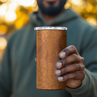 Ivory Coast Football Custom 4 in 1 Can Cooler Tumbler Les Elephants Dames Skin Style
