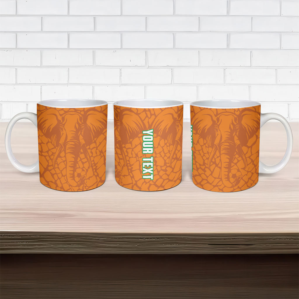 Ivory Coast Football Custom Ceramic Mug Les Elephants Dames Skin Style
