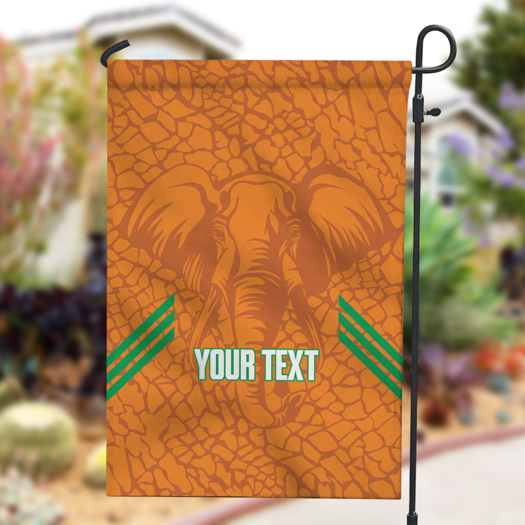 Ivory Coast Football Custom Garden Flag Les Elephants Dames Skin Style