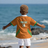 Ivory Coast Football Custom Kid Hawaiian Shirt Les Elephants Dames Skin Style