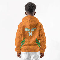 Ivory Coast Football Custom Kid Hoodie Les Elephants Dames Skin Style
