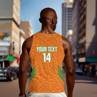 Ivory Coast Football Custom Men Tank Top Les Elephants Dames Skin Style