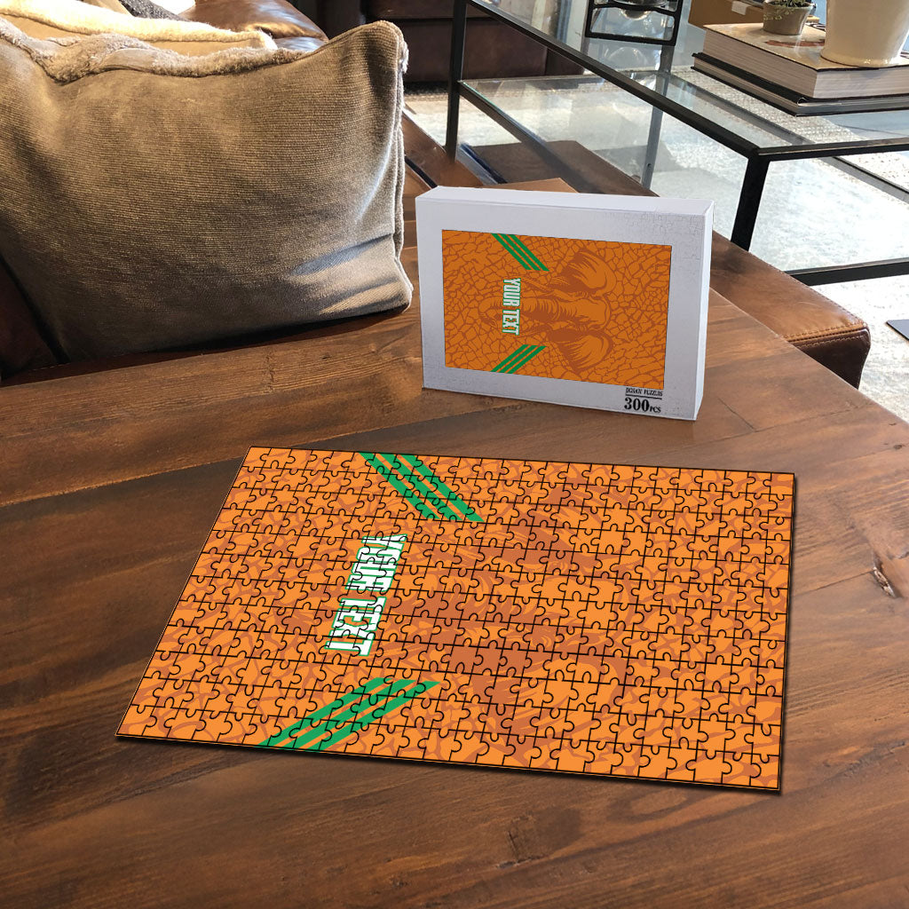 Ivory Coast Football Custom Puzzle Les Elephants Dames Skin Style