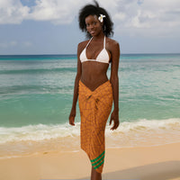 Ivory Coast Football Custom Sarong Les Elephants Dames Skin Style