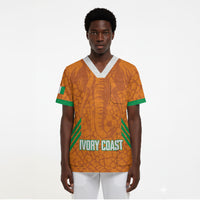 Ivory Coast Football Custom Scrub Top Les Elephants Dames Skin Style