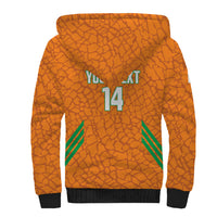 Ivory Coast Football Custom Sherpa Hoodie Les Elephants Dames Skin Style