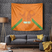 Ivory Coast Football Custom Tapestry Les Elephants Dames Skin Style