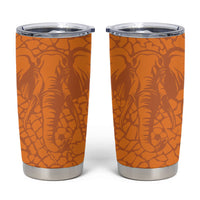 Ivory Coast Football Custom Tumbler Cup Les Elephants Dames Skin Style