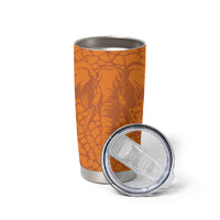 Ivory Coast Football Custom Tumbler Cup Les Elephants Dames Skin Style