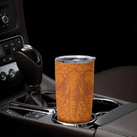 Ivory Coast Football Custom Tumbler Cup Les Elephants Dames Skin Style