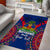 Personalised Haiti Independence Day Area Rug Ayiti 220th Anniversary With Dashiki Pattern - Wonder Print Shop