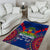 Personalised Haiti Independence Day Area Rug Ayiti 220th Anniversary With Dashiki Pattern - Wonder Print Shop