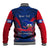 Personalised Haiti Independence Day Baseball Jacket Ayiti 220th Anniversary With Dashiki Pattern - Wonder Print Shop