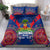 Personalised Haiti Independence Day Bedding Set Ayiti 220th Anniversary With Dashiki Pattern - Wonder Print Shop