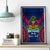 Haiti Independence Day Canvas Wall Art Ayiti 220th Anniversary With Dashiki Pattern - Wonder Print Shop