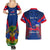 Personalised Haiti Independence Day Couples Matching Summer Maxi Dress and Hawaiian Shirt Ayiti 220th Anniversary With Dashiki Pattern - Wonder Print Shop