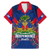 Personalised Haiti Independence Day Family Matching Mermaid Dress and Hawaiian Shirt Ayiti 220th Anniversary With Dashiki Pattern - Wonder Print Shop