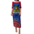 Personalised Haiti Independence Day Family Matching Puletasi Dress and Hawaiian Shirt Ayiti 220th Anniversary With Dashiki Pattern - Wonder Print Shop