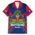 Personalised Haiti Independence Day Family Matching Short Sleeve Bodycon Dress and Hawaiian Shirt Ayiti 220th Anniversary With Dashiki Pattern - Wonder Print Shop