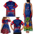 Personalised Haiti Independence Day Family Matching Tank Maxi Dress and Hawaiian Shirt Ayiti 220th Anniversary With Dashiki Pattern - Wonder Print Shop