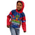 Personalised Haiti Independence Day Kid Hoodie Ayiti 220th Anniversary With Dashiki Pattern - Wonder Print Shop
